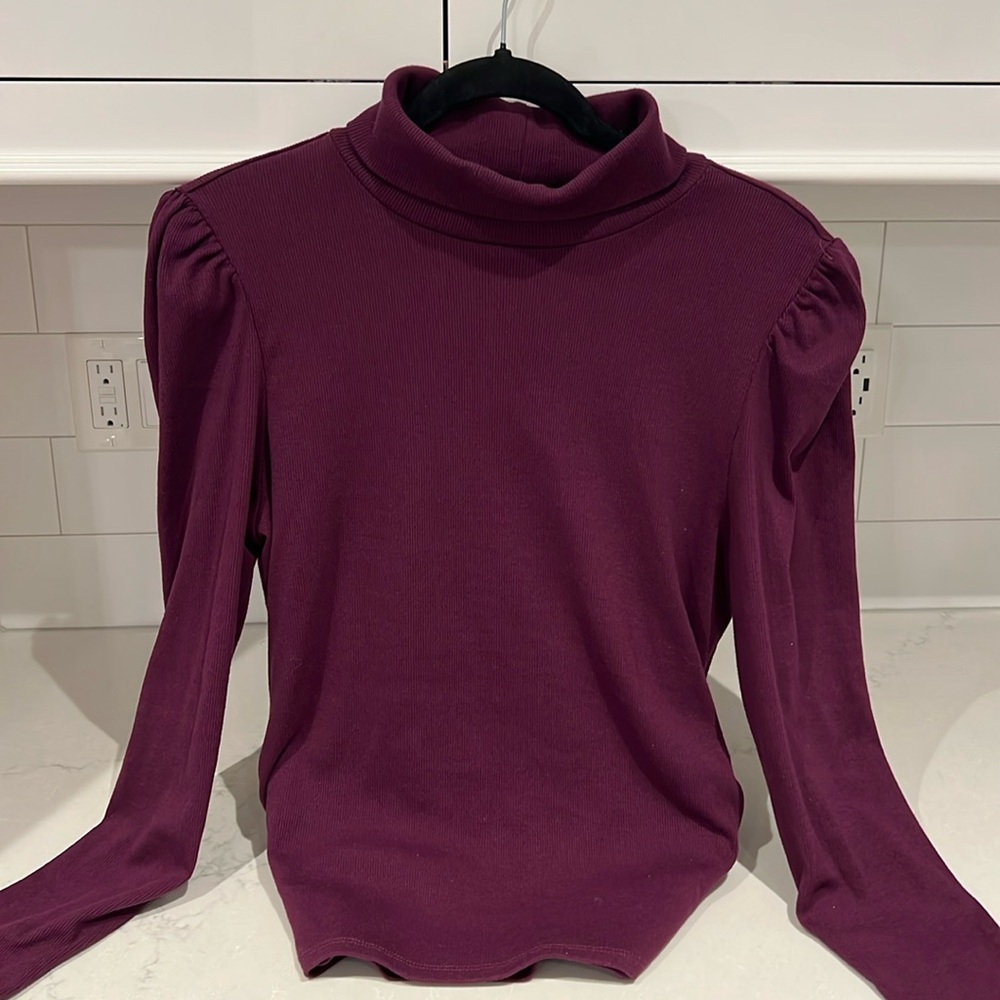 Women’s CeCe puff sleeved turtleneck